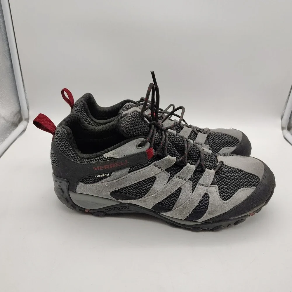 Merrell Alverstone Mid Waterproof Hiking Boulder J84279 Men's Size 13W Outdoor